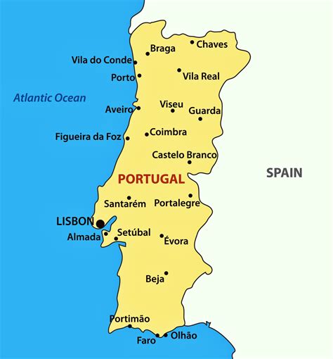 mapas de portugal